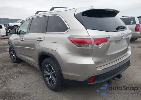 2016 Toyota Highlander Xle V6 from USA, damaged, VIN 5TDJKRFH8GS506621
